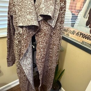 Knox Rose Brown and Cream Textured Coat